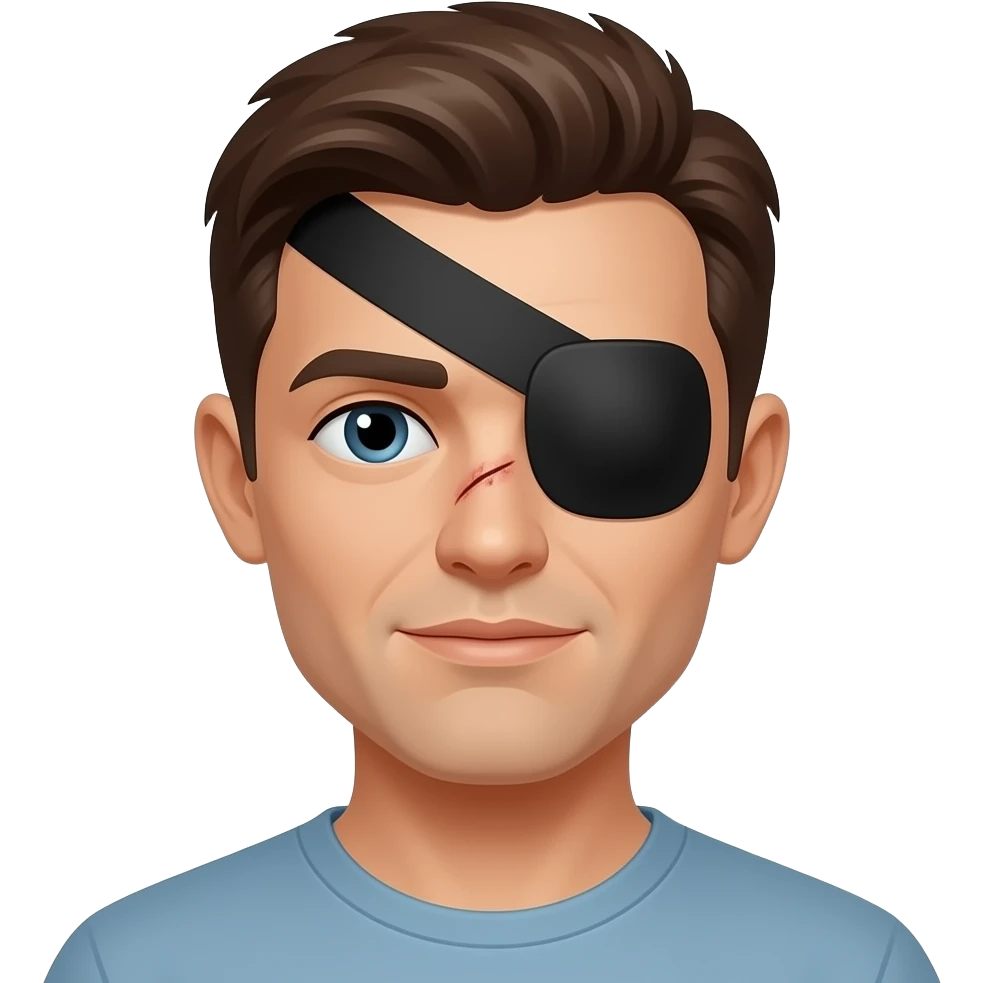 Black eye bandage nose nose surgeries emoji
