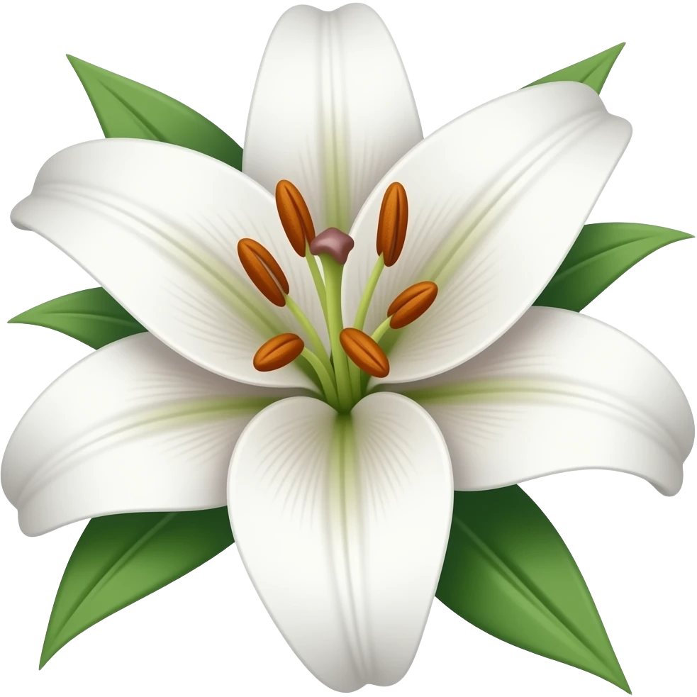 lily flower emoji
