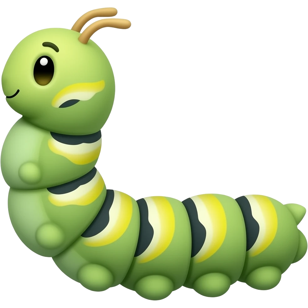 Caterpillar emoji