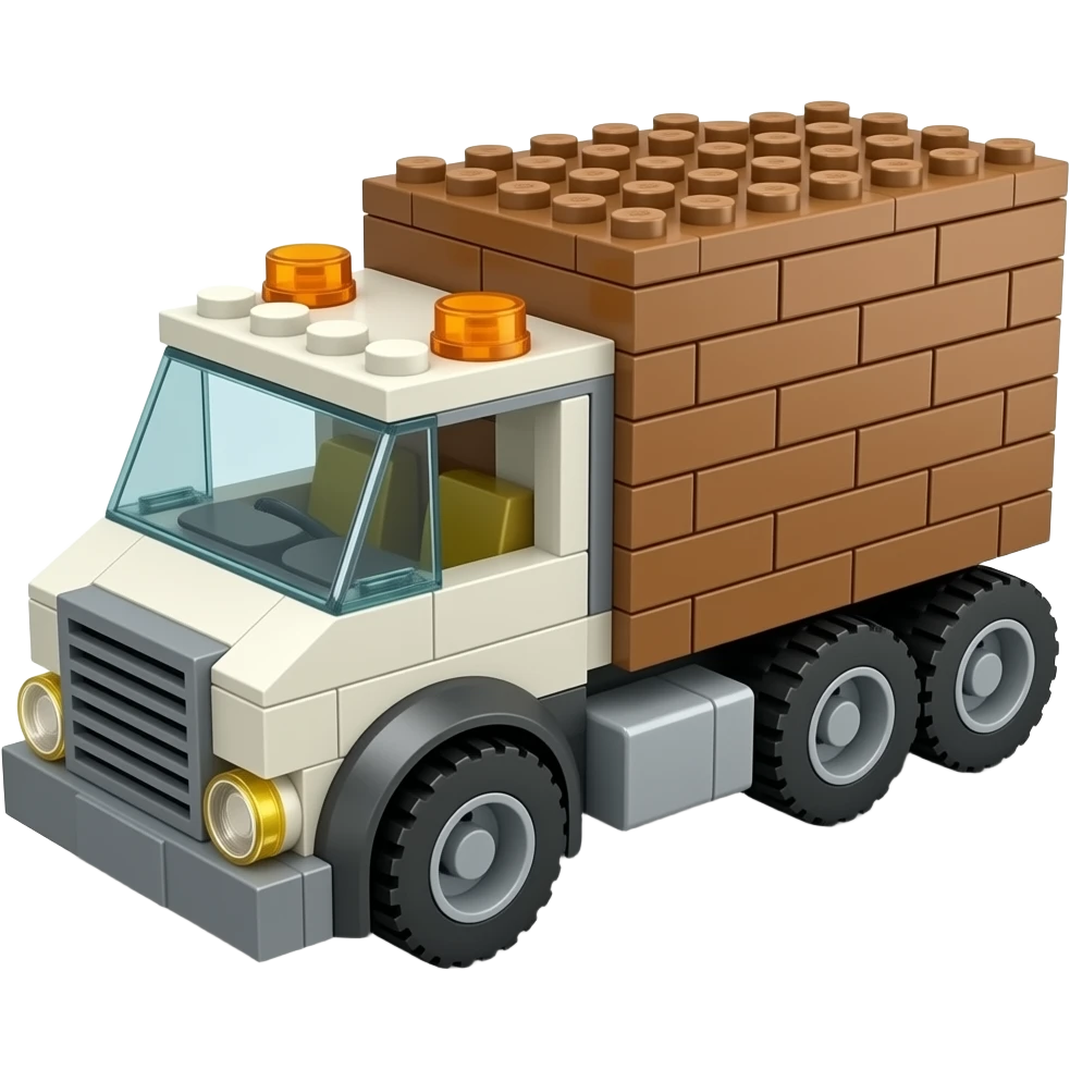 lego truck emoji