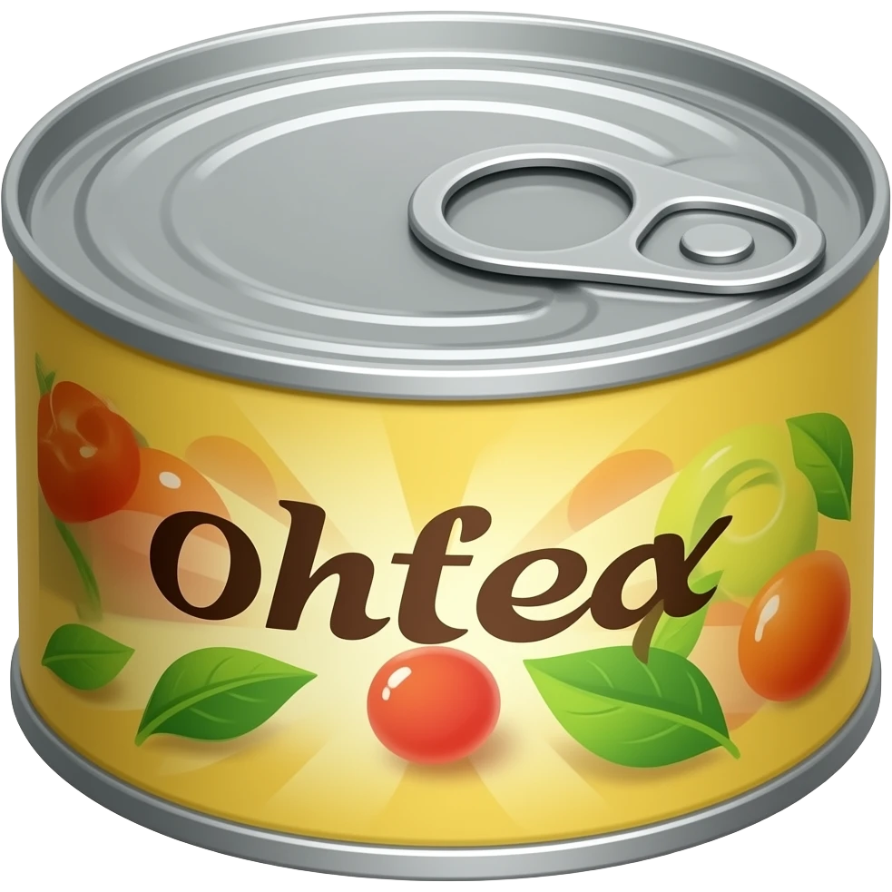 Ahora un fuzetea de lata emoji