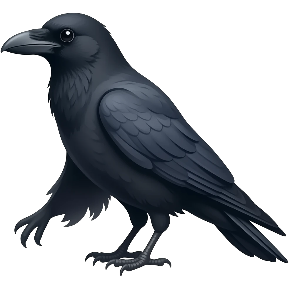 Crow emoji