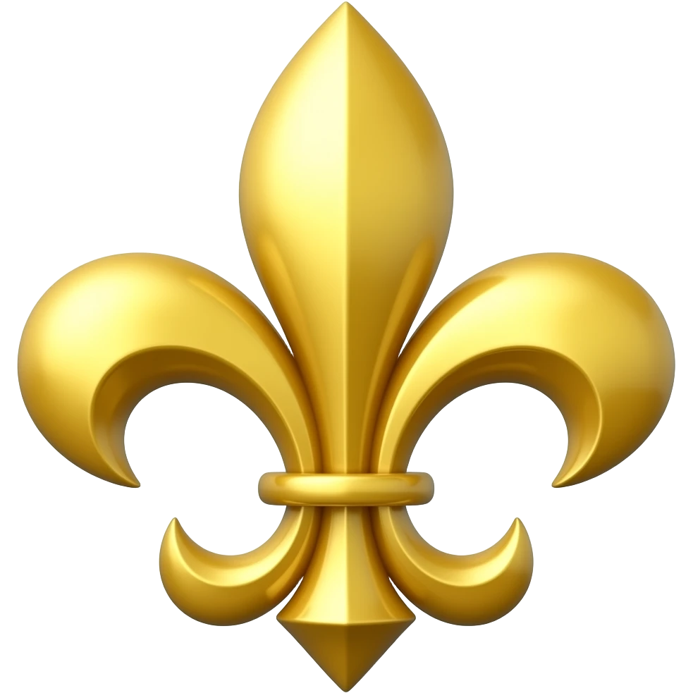 upside down fleur de lis upside down emoji