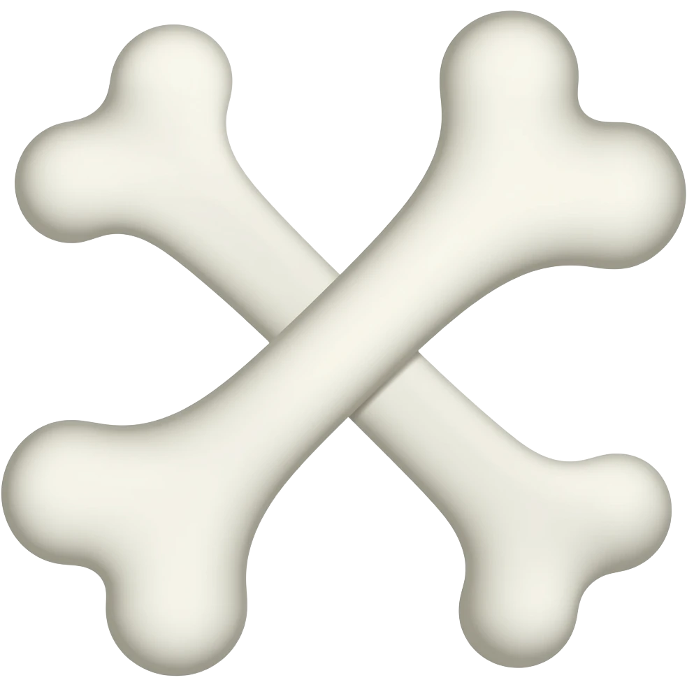 weißer knochen emoji
