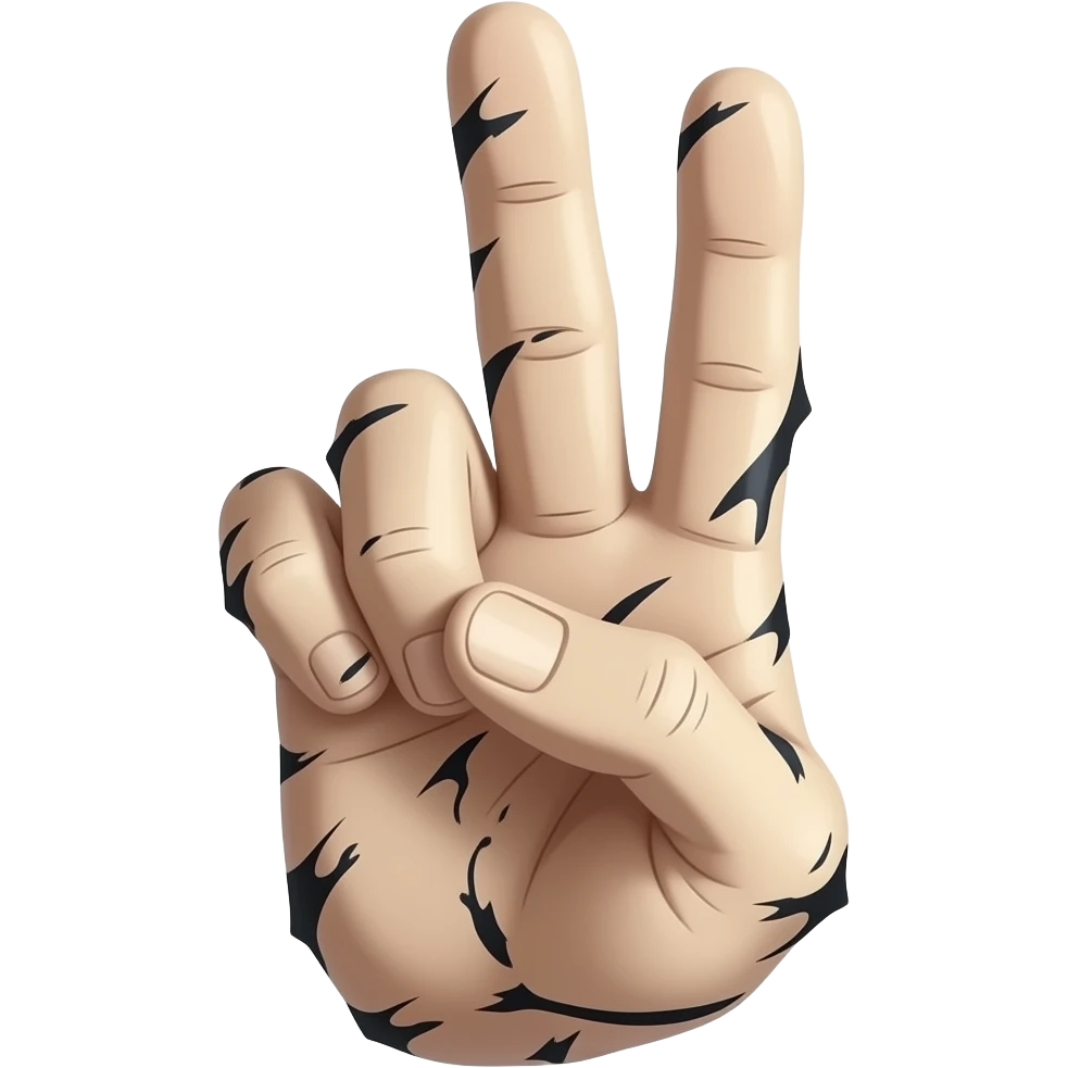Gojo hand sign emoji