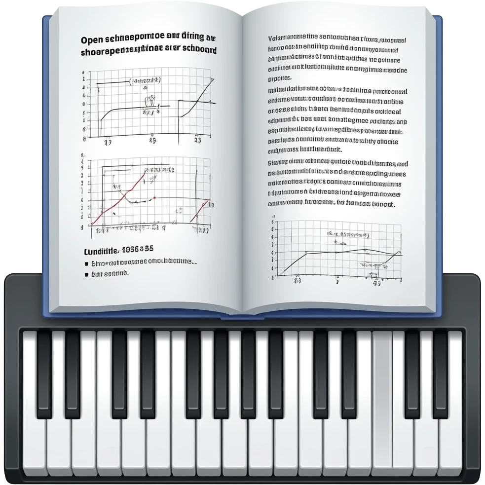 combination of electric keyboard and report, Take it up a notch intellectually emoji