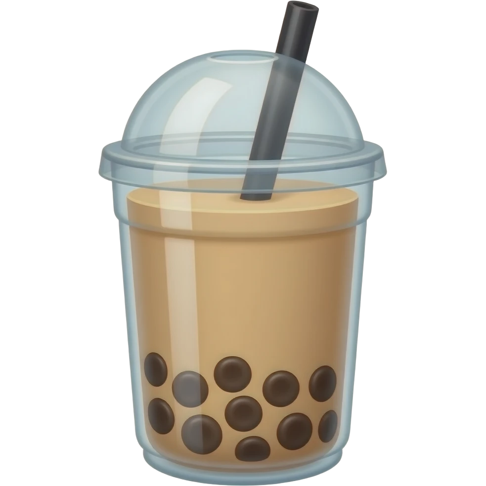 珍珠奶茶大杯 emoji