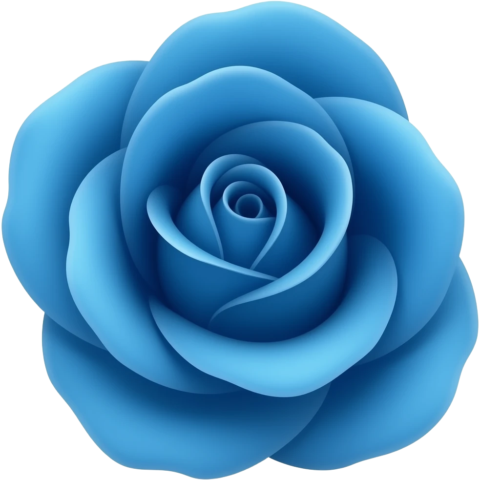 Blue rose like this 🥀 emoji