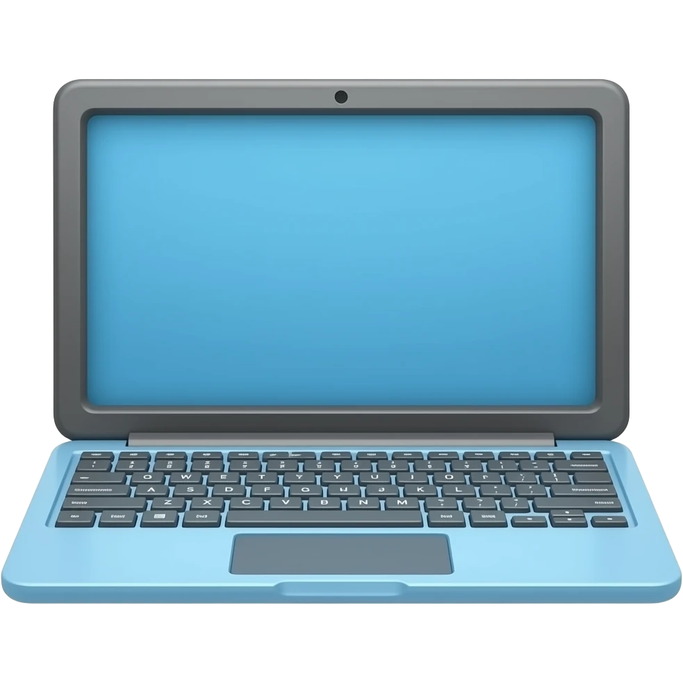cute  blue macbook emoji