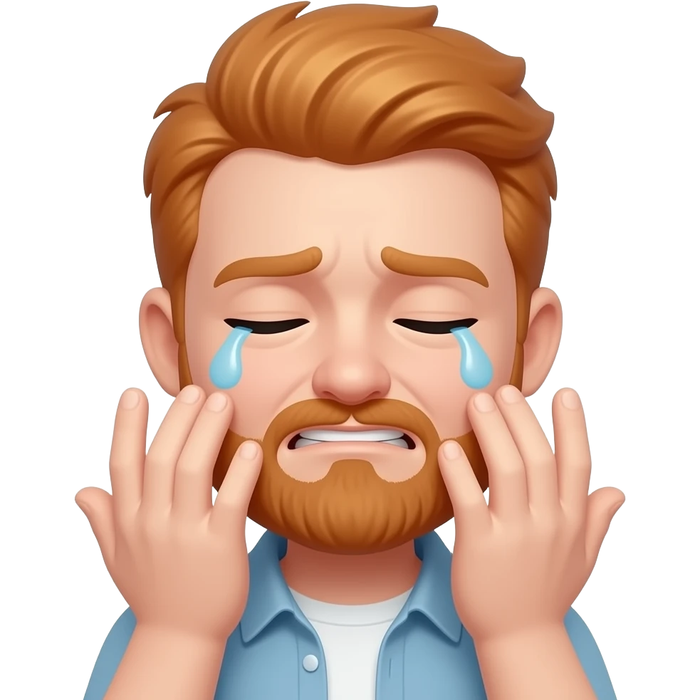 Redhead facepalm emoji