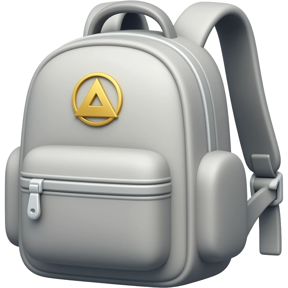 necesito un emoji estilo ios de una mochila viajera como la de la foto emoji