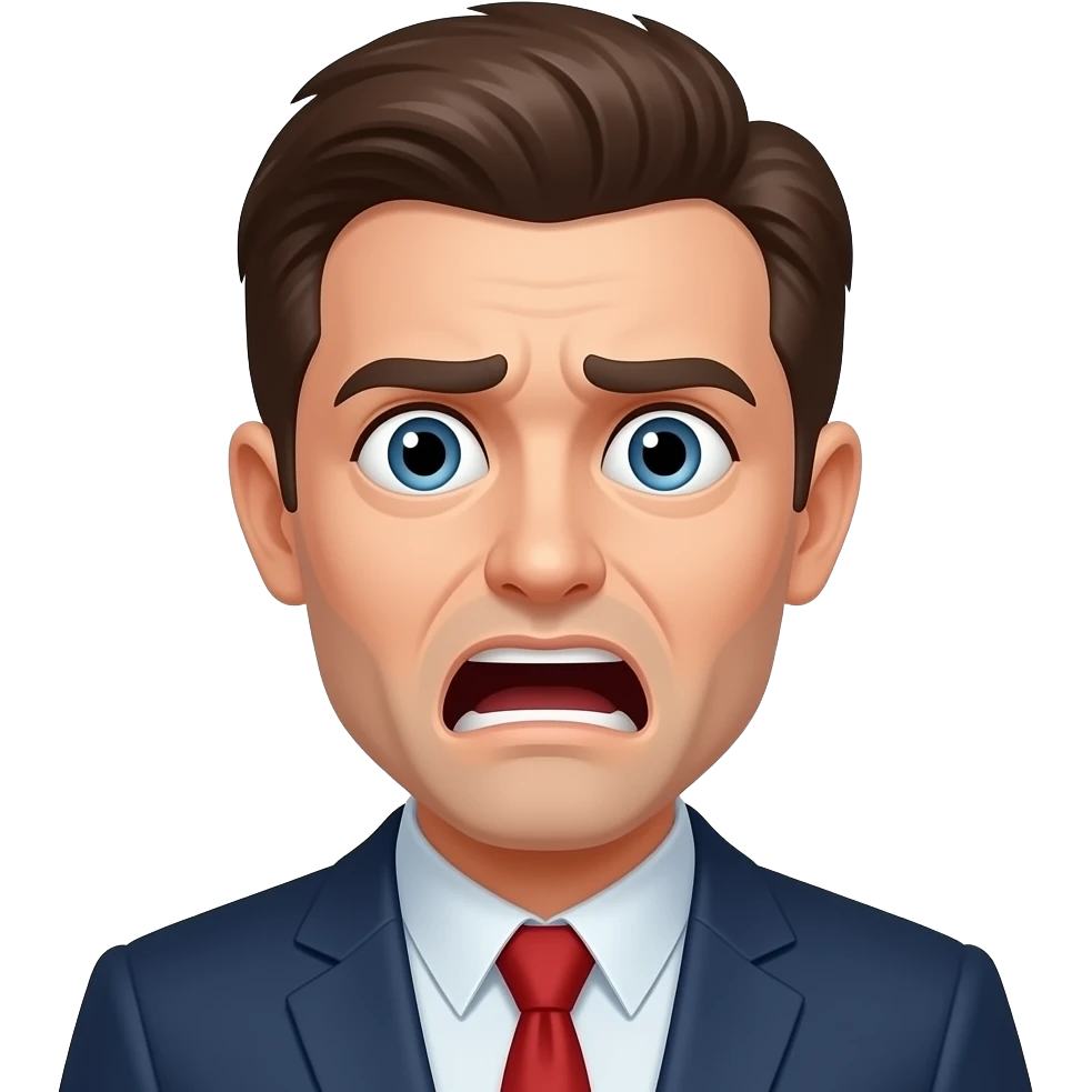 Emoji that looks too scared emoji