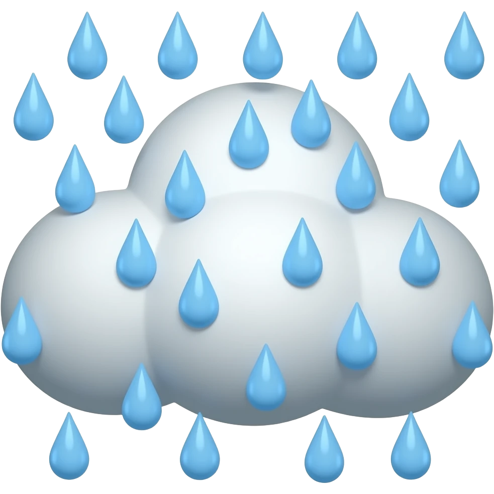 rain emoji