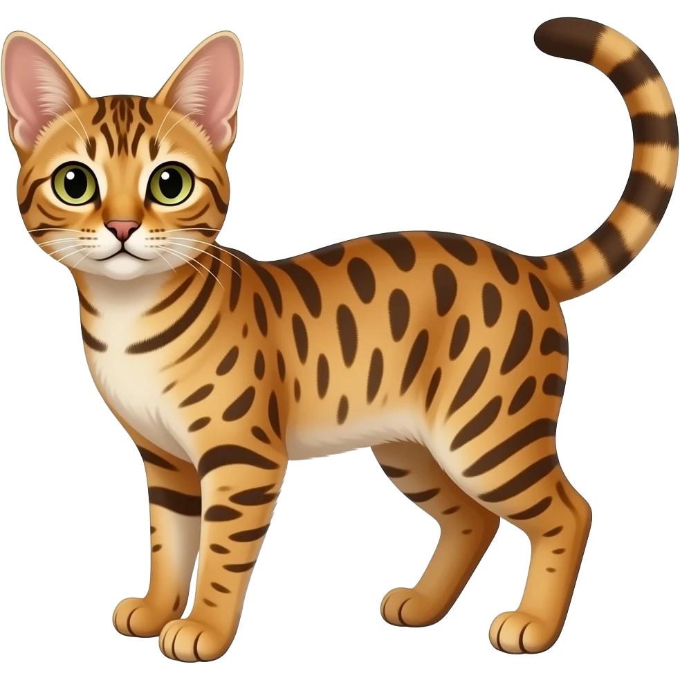 Savannah cat wild emoji