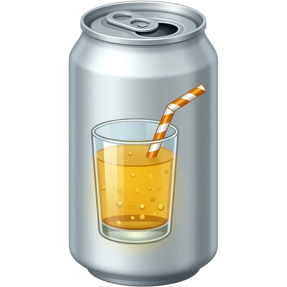 a tall drink can emoji