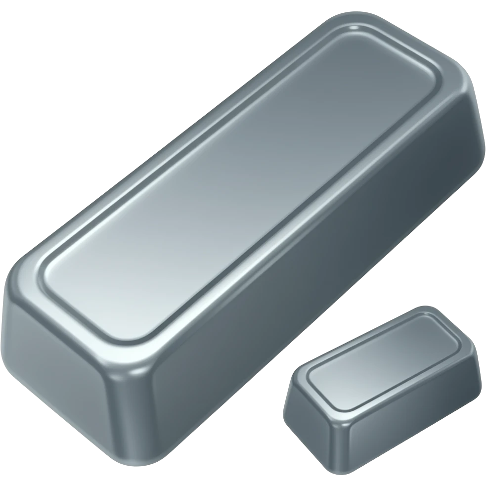 Tin Ingot rectangle bar emoji