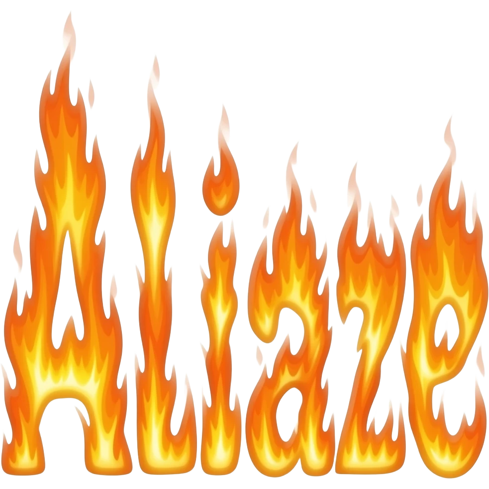 The name Aljaze is spelled out as Fire emoji