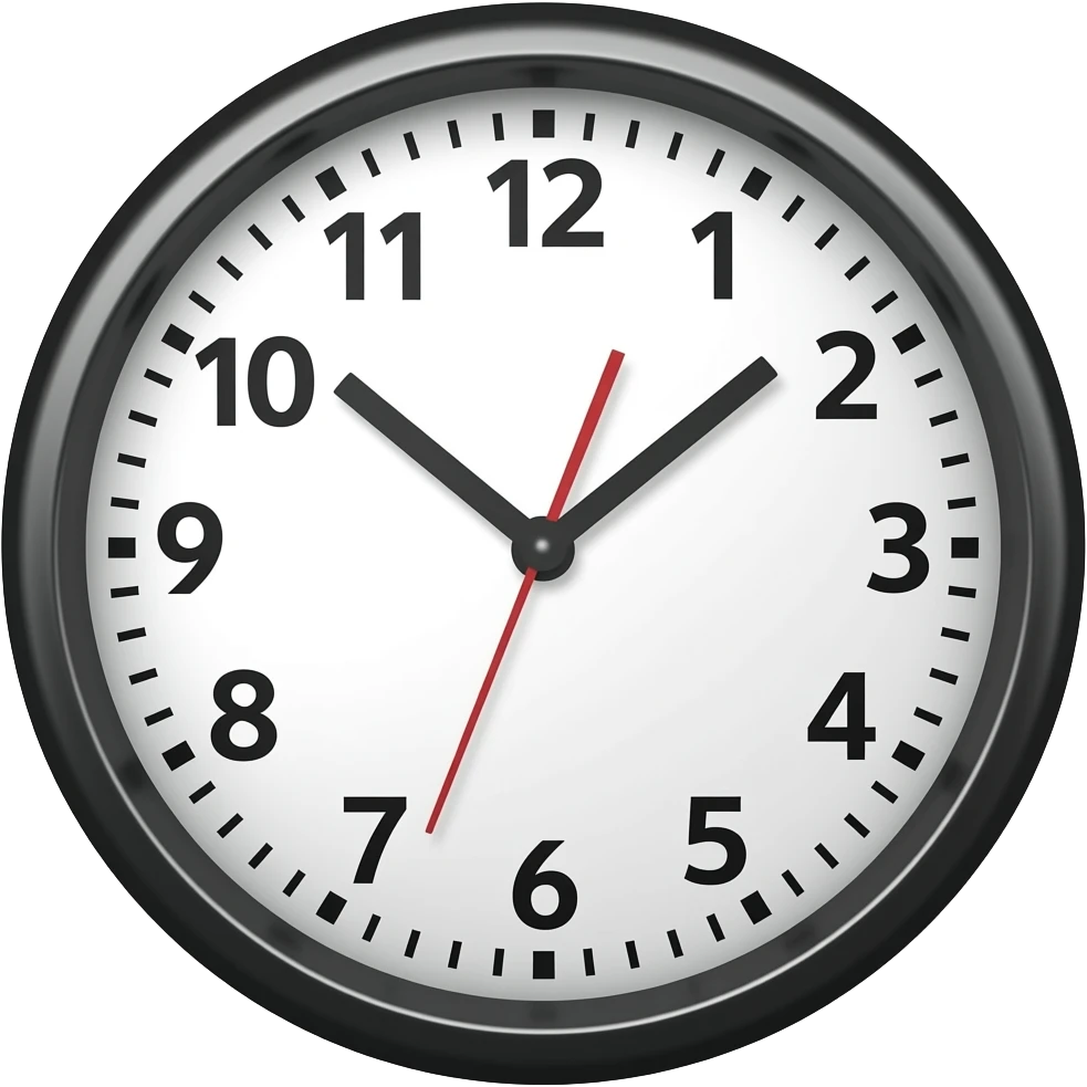 digital clock emoji