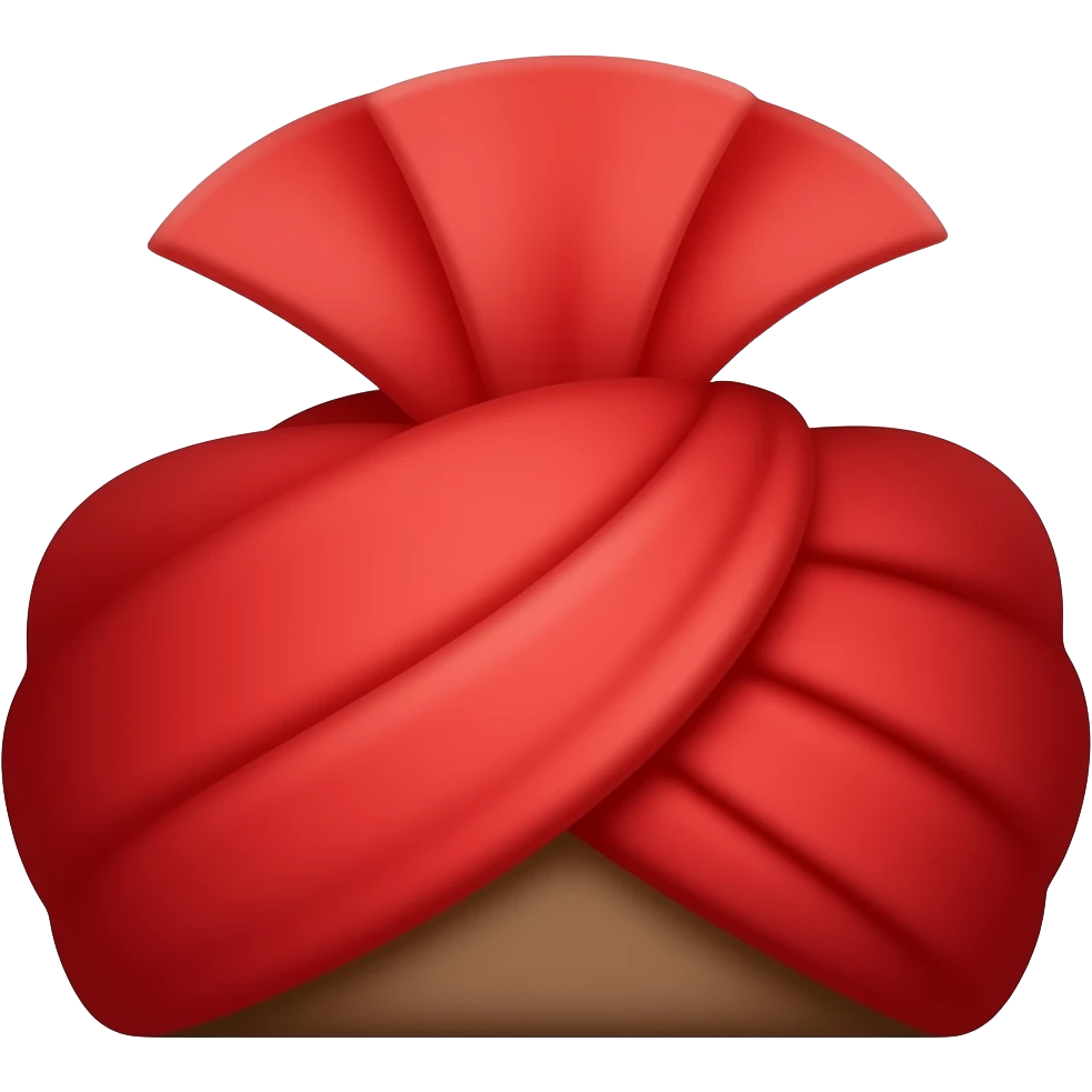 طربوش أحمر it's like a hat emoji