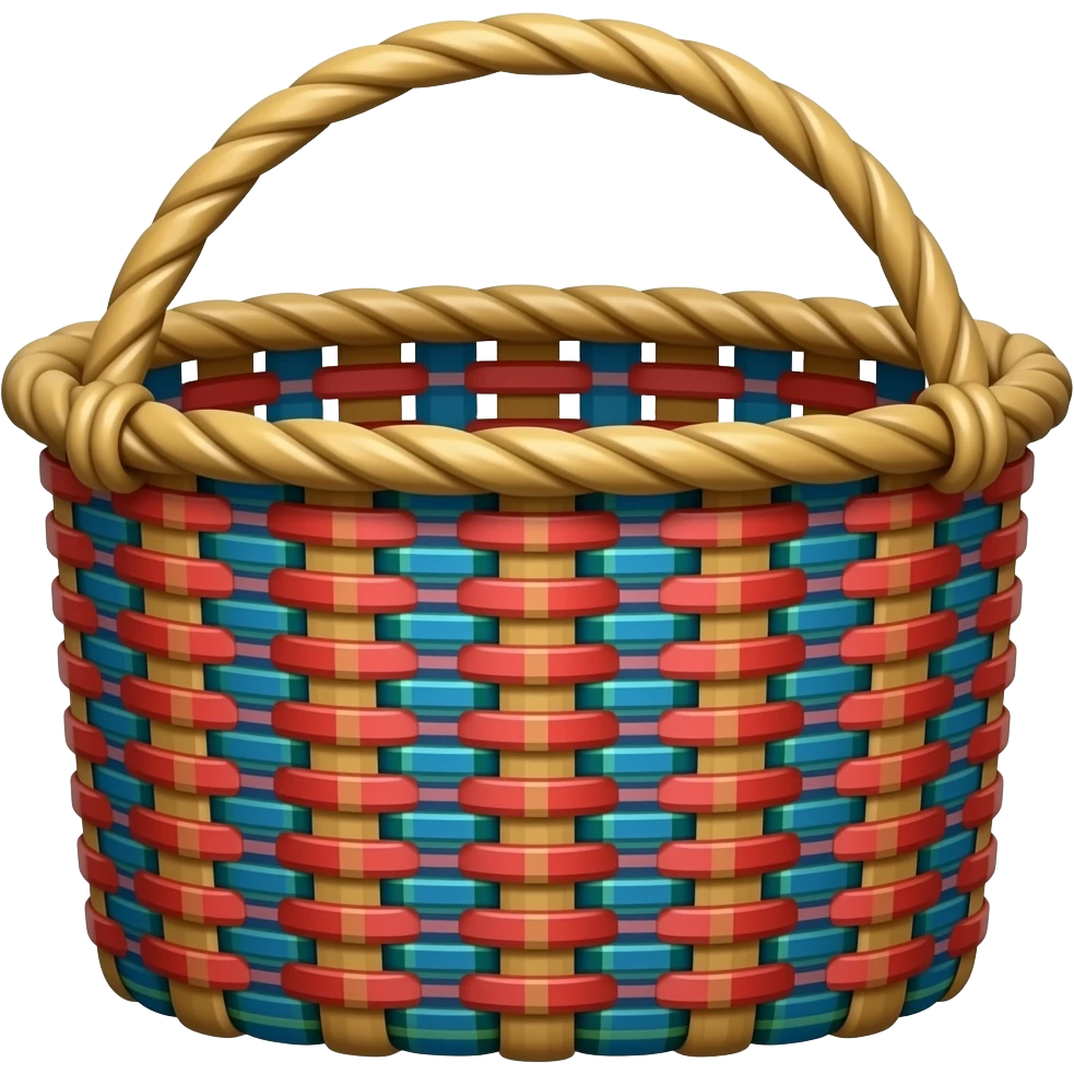 tartan plaid basket emoji