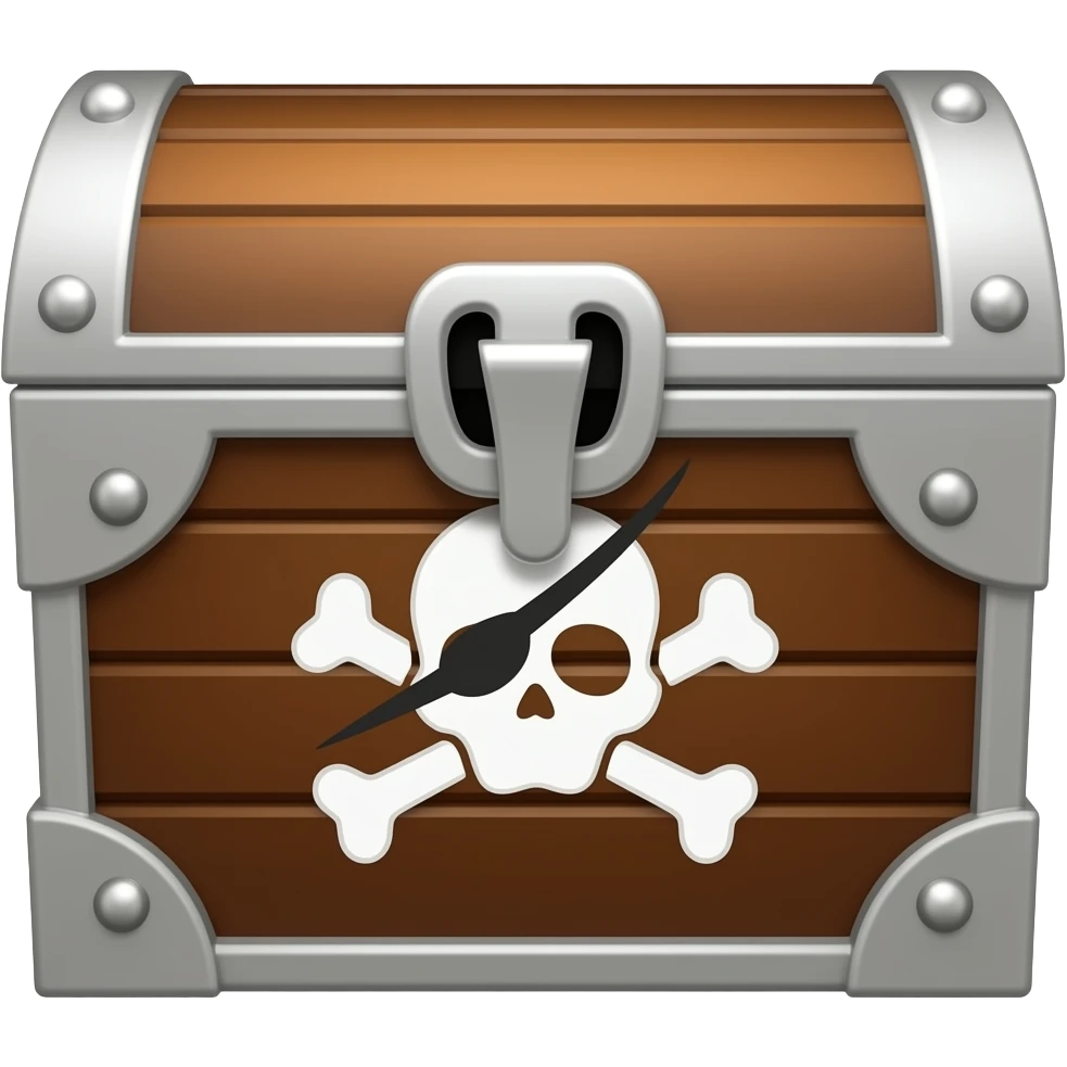pirate chest emoji