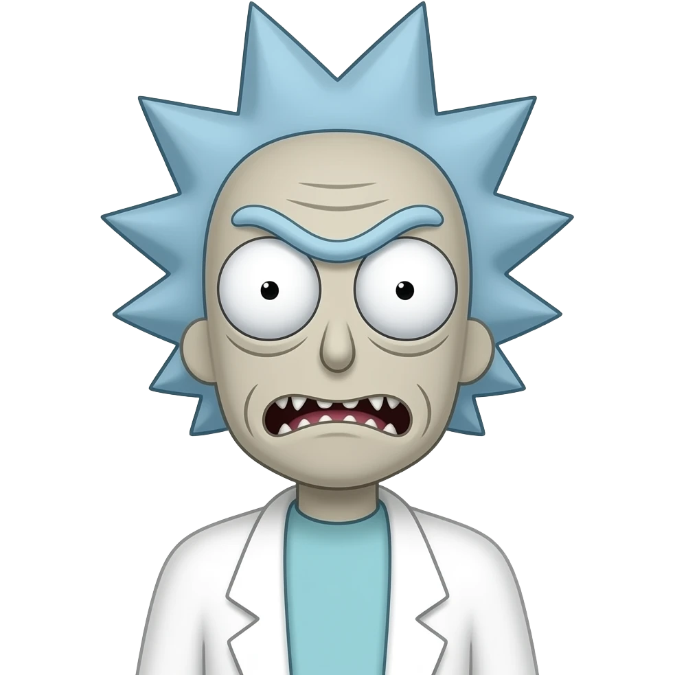 Evil morty emoji