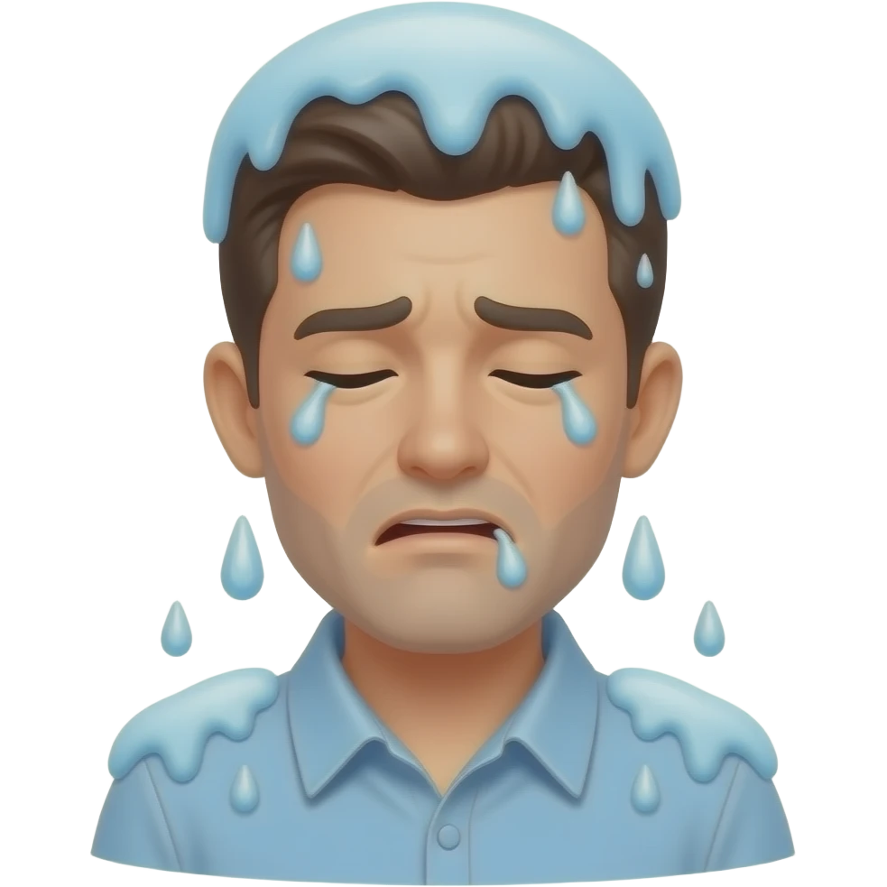Ice out sigh emoji