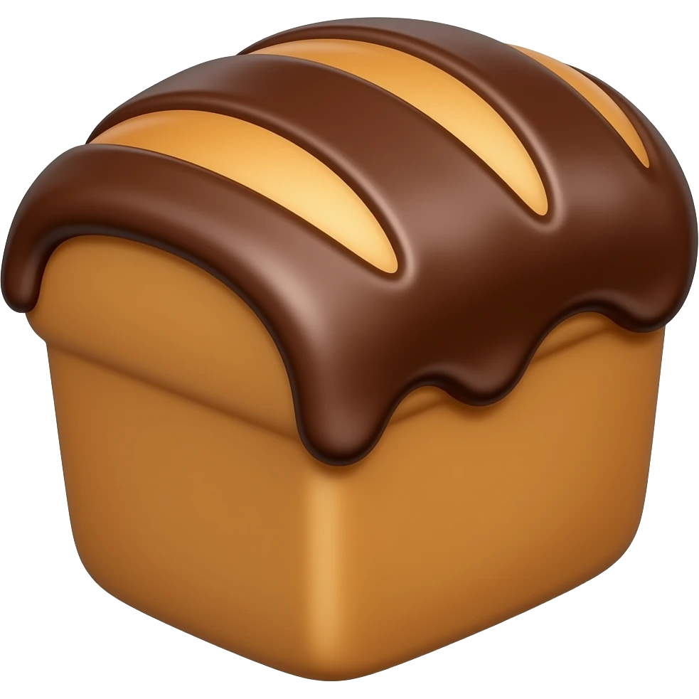 chocolate with bread emoji