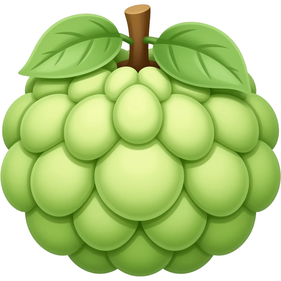 custard apple emoji