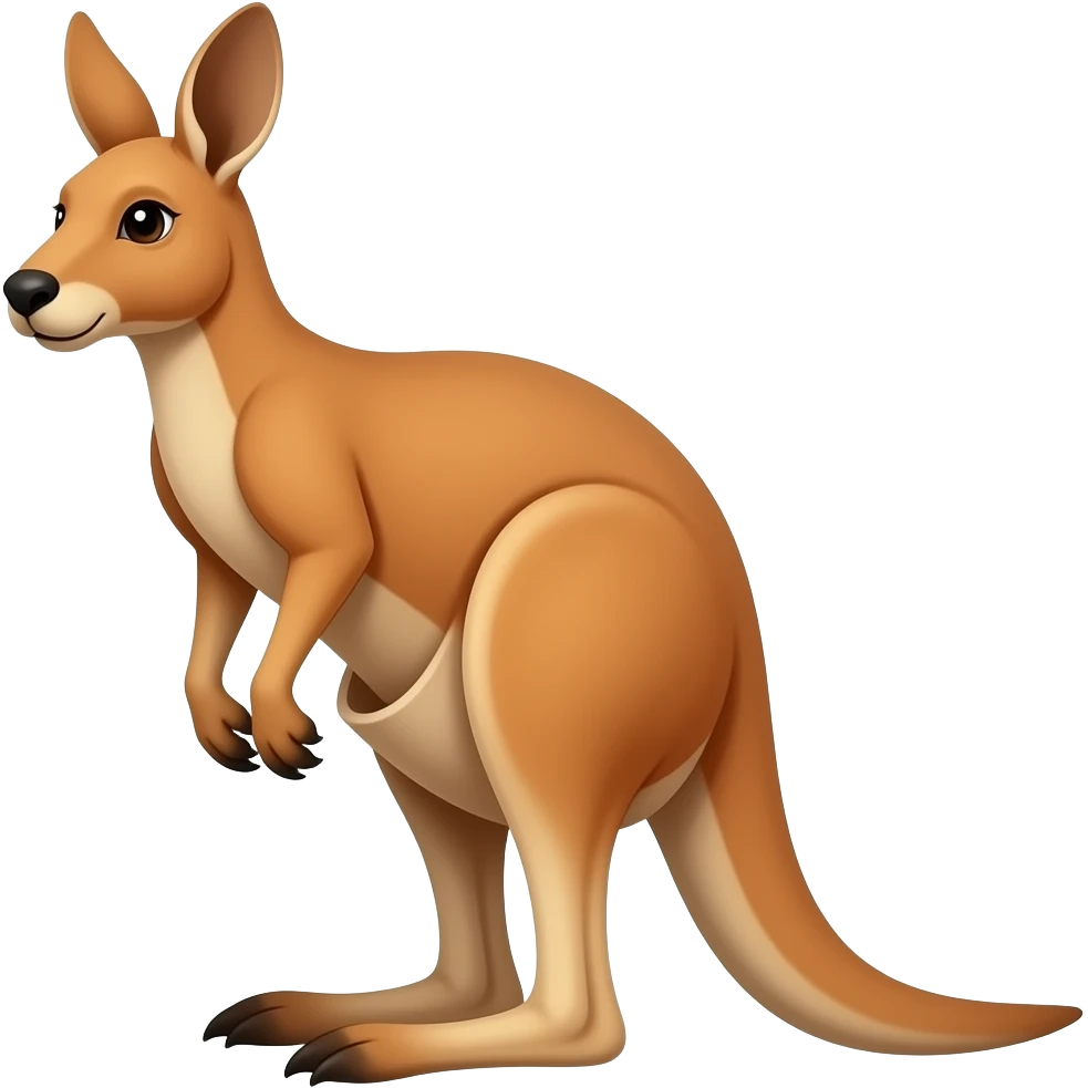 Red kangaroo emoji