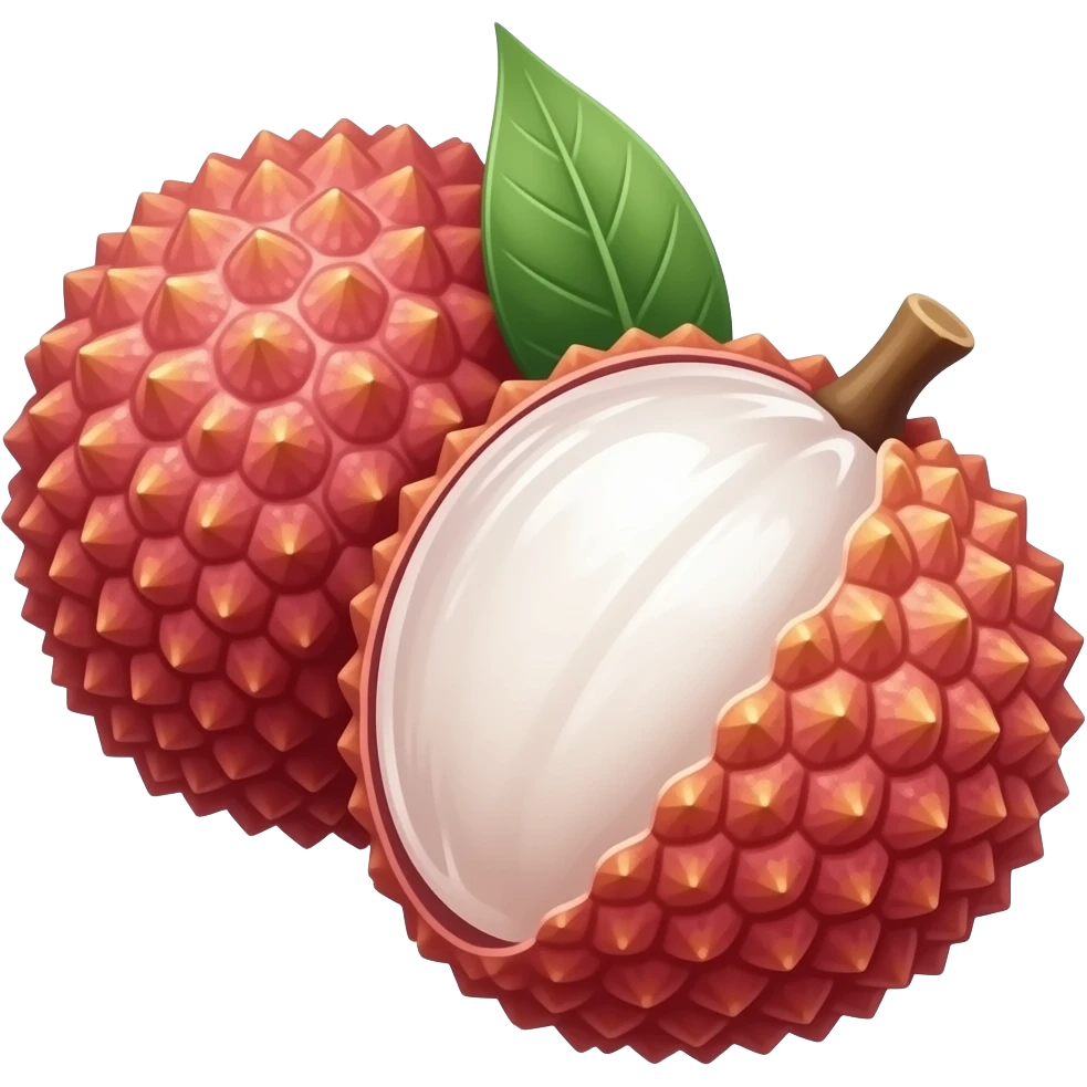 Deux Litchis emoji