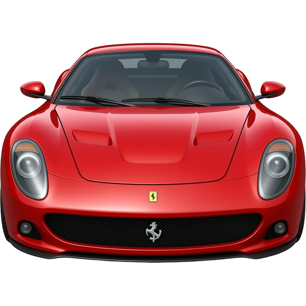 ferrari gto, hyper realistic highly detailled emoji