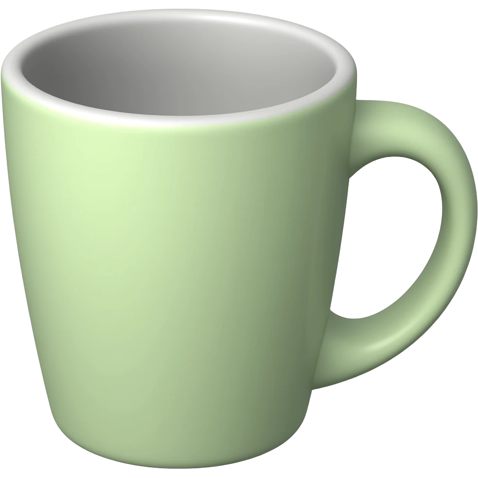 light green cup emoji