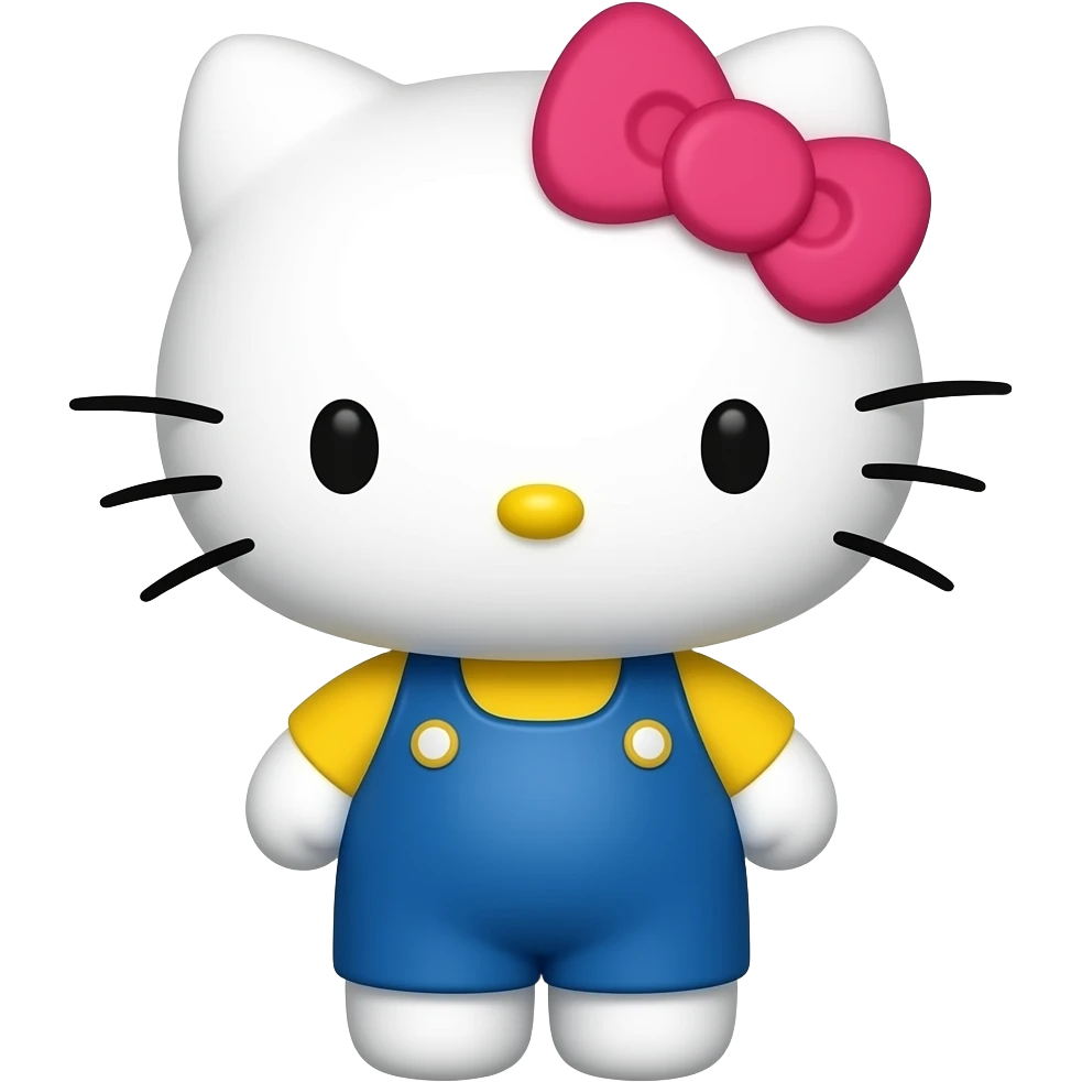 ufo alien as hello kitty emoji