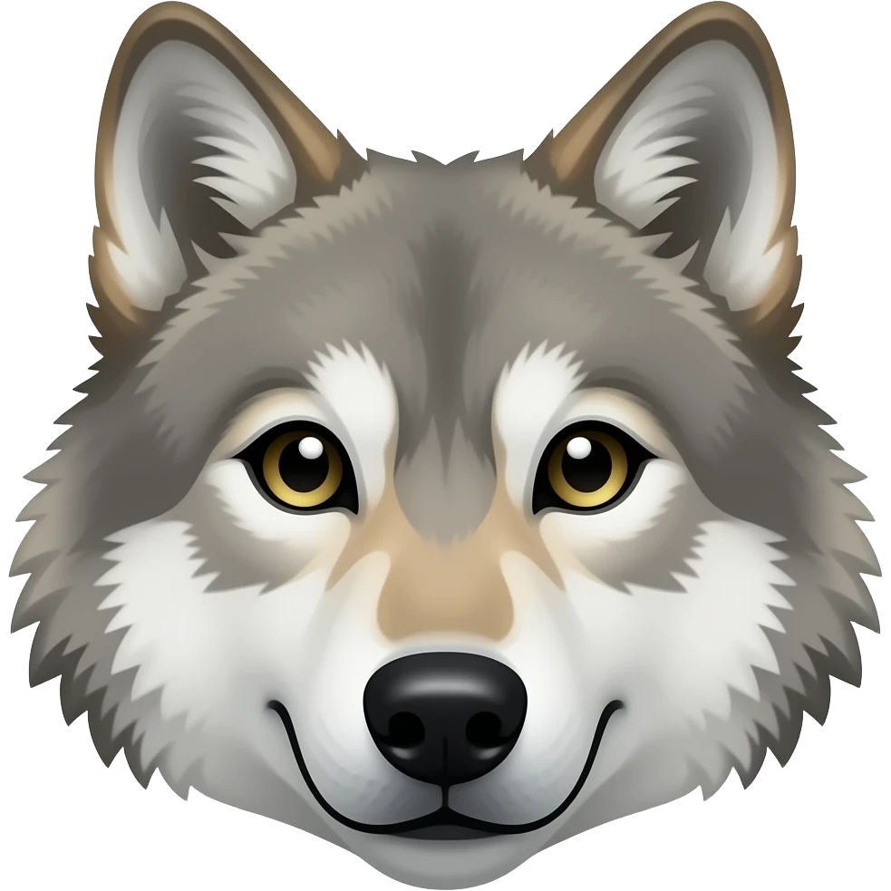 wolf head emoji