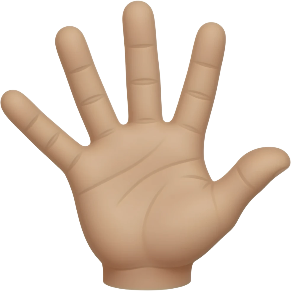 create a hand with extra fingers emoji