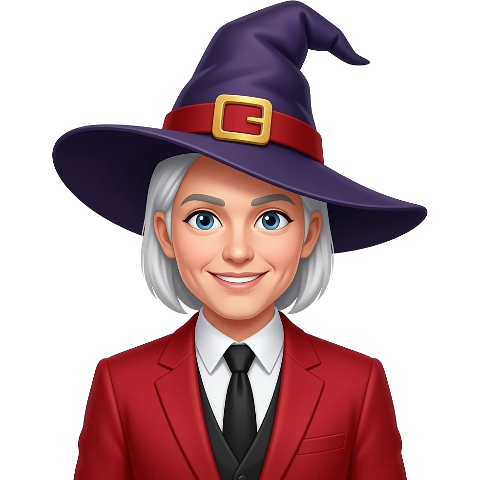 red suit witch emoji