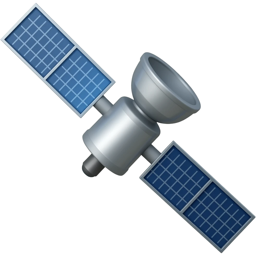 Satellite emoji