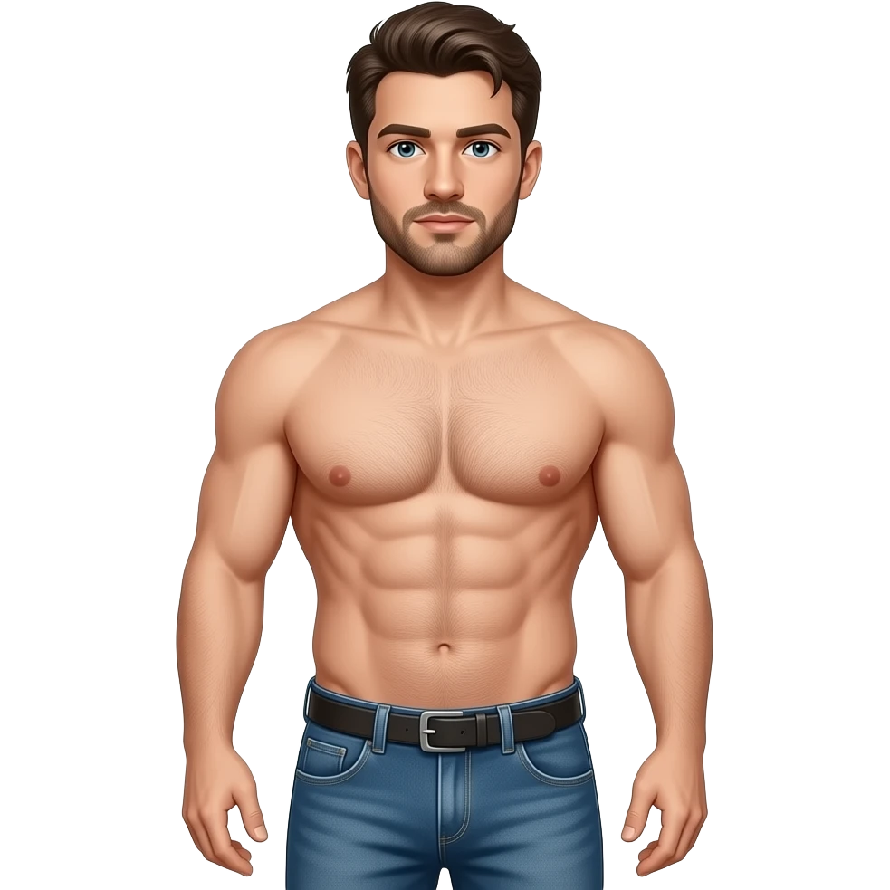 Naked man Full Body emoji