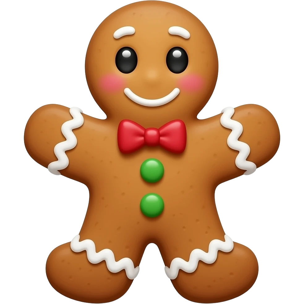 gingerbread emoji