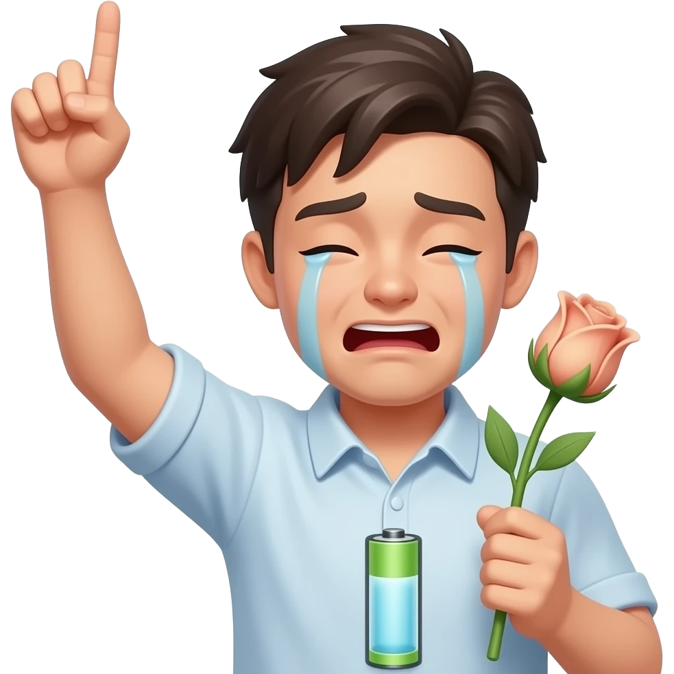 🪫🫩✌🏻🥀😭 emoji