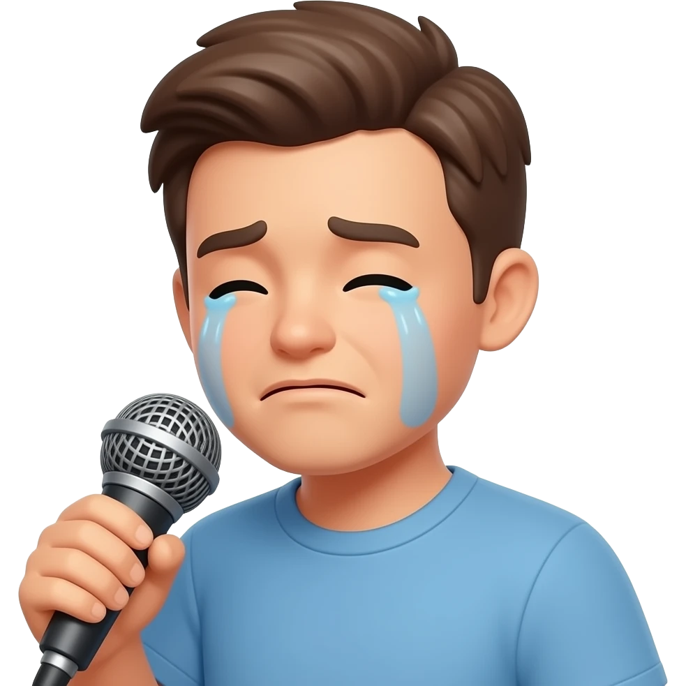 cryinf mic emoji