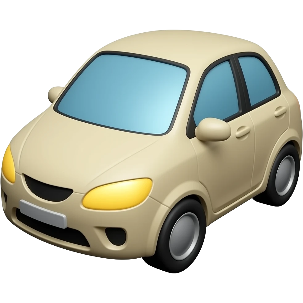 3D سيارة emoji
