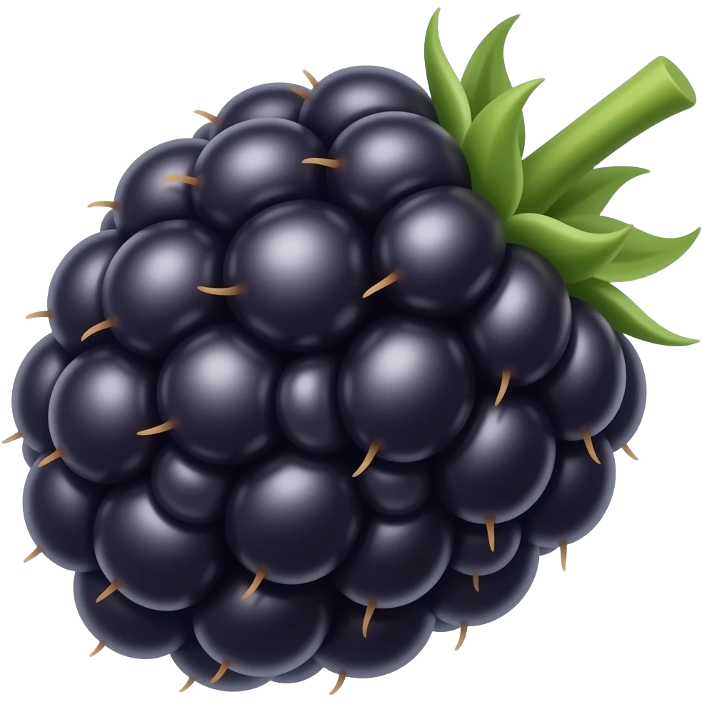 Angled Blackberry emoji