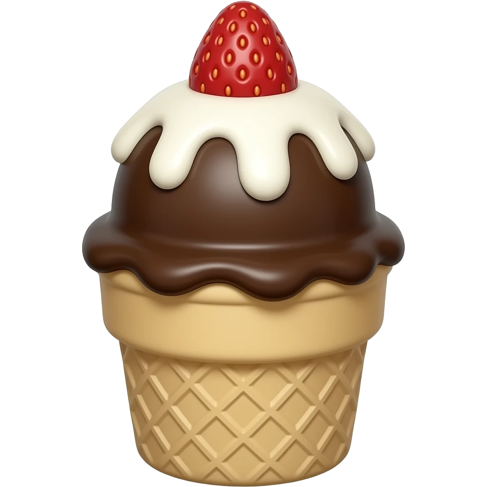 🍫🍨🍓🍨 emoji