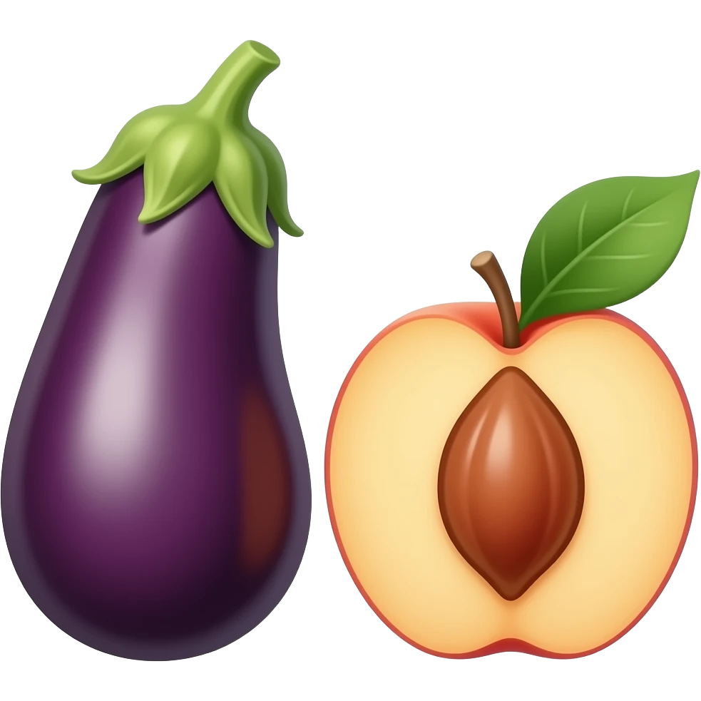 🍆🍑 emoji