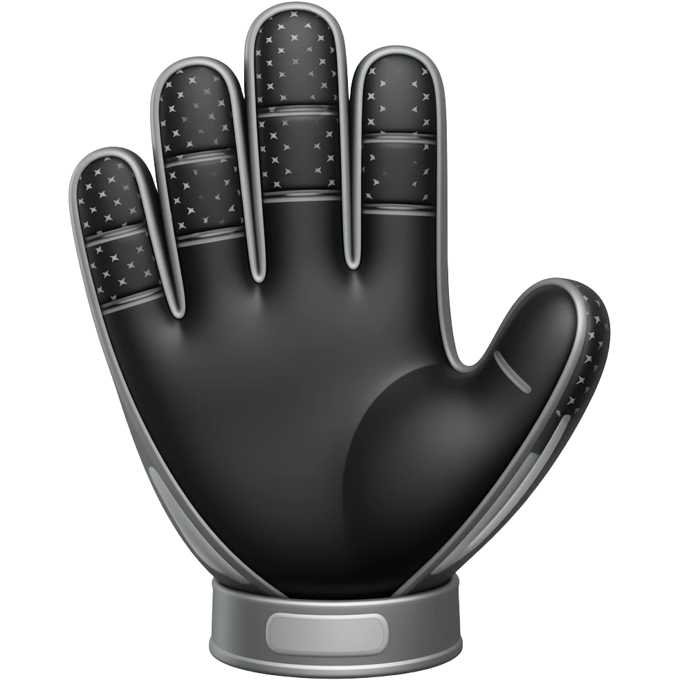 GOALIE GLOVE SOCCER 1 BLACK emoji