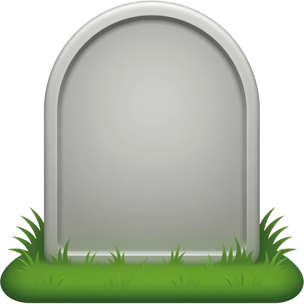 Lápida emoji