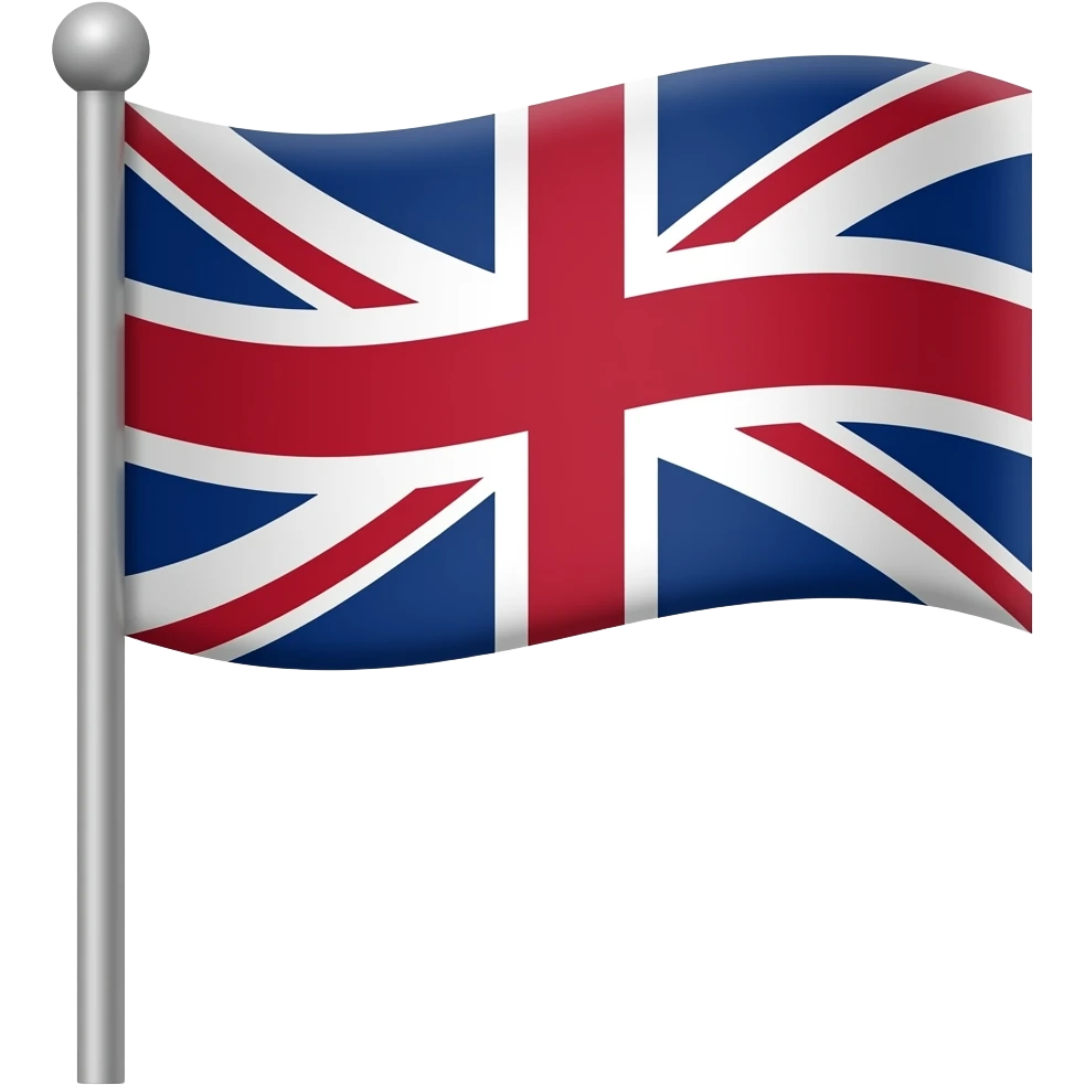 England flag on a flagpole emoji