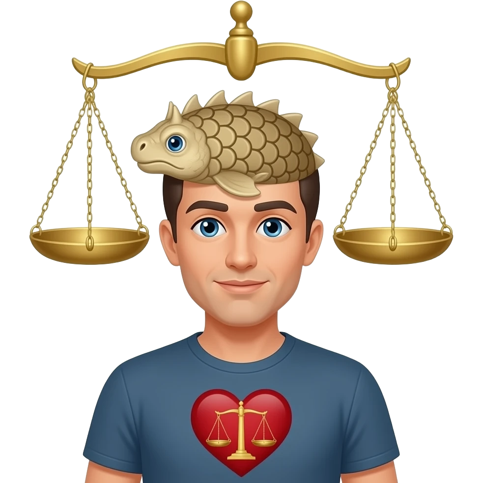 make an emoji with the law on someone's mind, and the law on their heart emoji